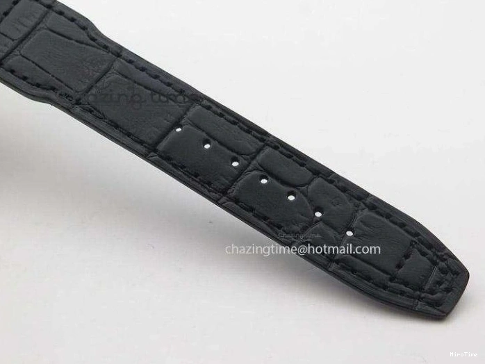 MIROTIME 0215 Soft Pilot Chrono 3777 43mm ZF 1:1 Best Edition Black Dial On Black Leather Strap A 7360